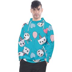 Birtay Cats Bunnies, Koteto Men s Pullover Hoodie