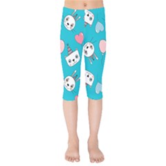 Birtay Cats Bunnies, Koteto Kids  Capri Leggings 