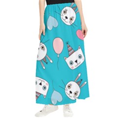 Birtay Cats Bunnies, Koteto Maxi Chiffon Skirt