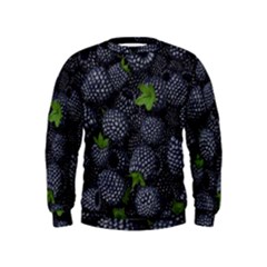 Blackberry Fruit, Fruit Kids  Sweatshirt