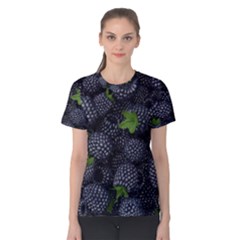 Blackberry Fruit, Fruit Women s Cotton T-shirt