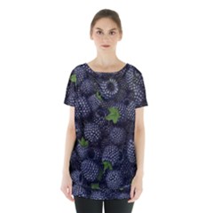 Blackberry Fruit, Fruit Skirt Hem Sports Top