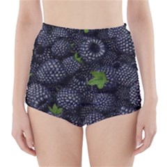 Blackberry Fruit, Fruit High-waisted Bikini Bottoms