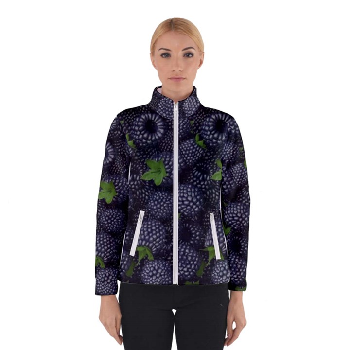 Blackberry Fruit, Fruit Women s Bomber Jacket