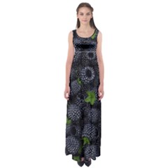 Blackberry Fruit, Fruit Empire Waist Maxi Dress