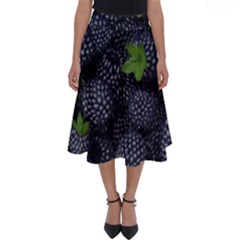 Blackberry Fruit, Fruit Perfect Length Midi Skirt