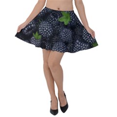 Blackberry Fruit, Fruit Velvet Skater Skirt