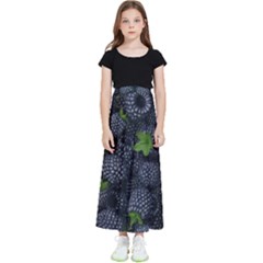 Blackberry Fruit, Fruit Kids  Flared Maxi Skirt by kyorashop23