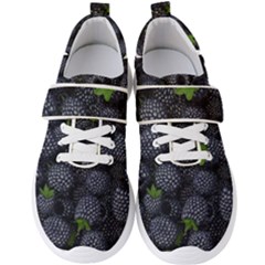 Blackberry Fruit, Fruit Men s Velcro Strap Shoes