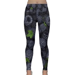 Blackberry Fruit, Fruit Lightweight Velour Classic Yoga Leggings