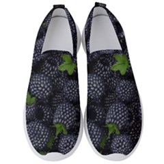 Blackberry Fruit, Fruit Men s Slip On Sneakers