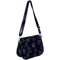 Blackberry Fruit, Fruit Saddle Handbag