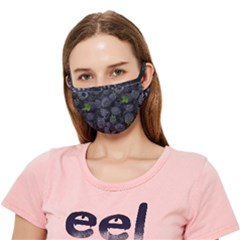 Blackberry Fruit, Fruit Crease Cloth Face Mask (adult)