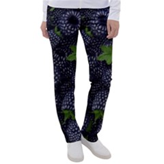 Blackberry Fruit, Fruit Women s Casual Pants