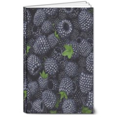 Blackberry Fruit, Fruit 8  X 10  Softcover Notebook