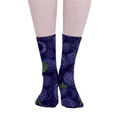 Blackberry Fruit, Fruit Smooth Crew Length Tube Socks