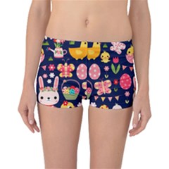 Bunny - Easter Pattern Boyleg Bikini Bottoms