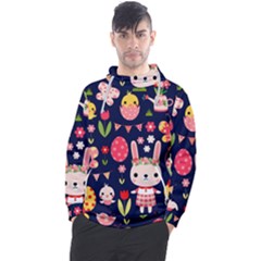 Bunny - Easter Pattern Men s Pullover Hoodie