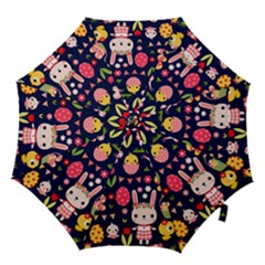 Bunny - Easter Pattern Hook Handle Umbrellas (small)