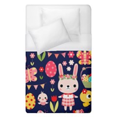 Bunny - Easter Pattern Duvet Cover (single Size) by kyorashop23