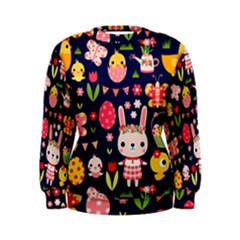 Bunny - Easter Pattern Women s Sweatshirt