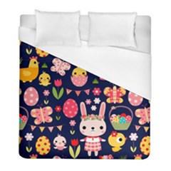 Bunny - Easter Pattern Duvet Cover (full/ Double Size) by kyorashop23