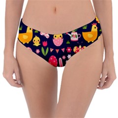 Bunny - Easter Pattern Reversible Classic Bikini Bottoms by kyorashop23