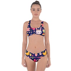 Bunny - Easter Pattern Criss Cross Bikini Set