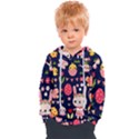 Bunny - Easter Pattern Kids  Overhead Hoodie View1