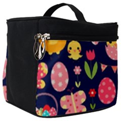 Bunny - Easter Pattern Make Up Travel Bag (big)