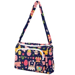 Bunny - Easter Pattern Front Pocket Crossbody Bag