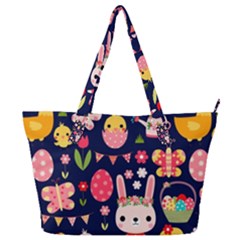 Bunny - Easter Pattern Full Print Shoulder Bag