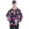 Bunny - Easter Pattern Men s Half Zip Pullover View1