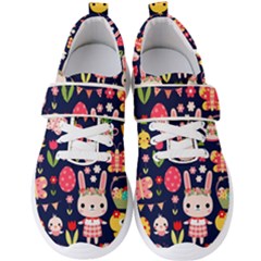 Bunny - Easter Pattern Men s Velcro Strap Shoes by kyorashop23