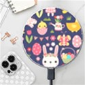 Bunny - Easter Pattern Wireless Fast Charger(White) View1