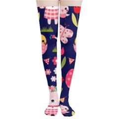 Bunny - Easter Pattern Thigh High Stockings