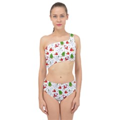 Christmas Pattern, Pattern, Christmas Spliced Up Two Piece Swimsuit