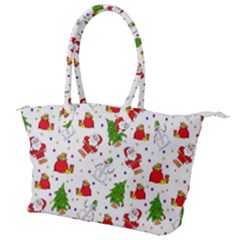 Christmas Pattern, Pattern, Christmas Canvas Shoulder Bag