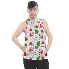 Christmas Pattern, Pattern, Christmas Men s Sleeveless Hoodie by kyorashop23