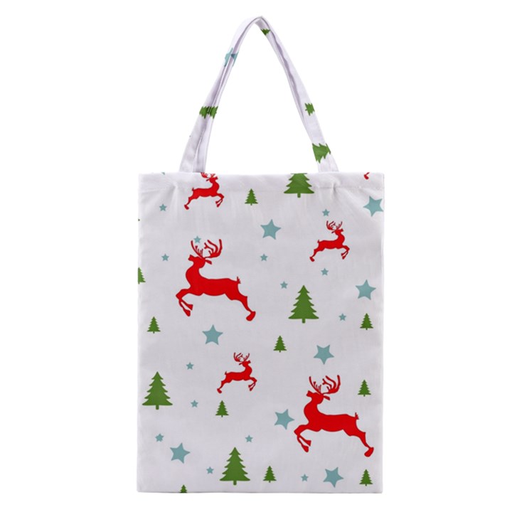 Christmas Texture, Pattern, Red, Craciun, Christmas, Snowflake, Classic Tote Bag