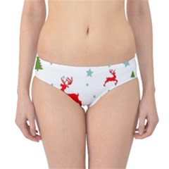 Christmas Texture, Pattern, Red, Craciun, Christmas, Snowflake, Hipster Bikini Bottoms