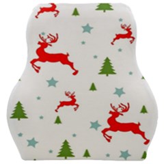 Christmas Texture, Pattern, Red, Craciun, Christmas, Snowflake, Car Seat Velour Cushion 