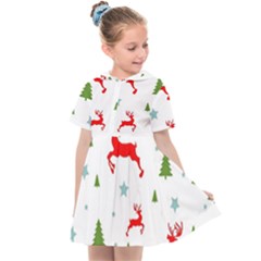 Christmas Texture, Pattern, Red, Craciun, Christmas, Snowflake, Kids  Sailor Dress