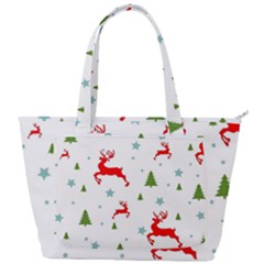 Christmas Texture, Pattern, Red, Craciun, Christmas, Snowflake, Back Pocket Shoulder Bag 