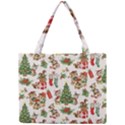 Christmas Texture, Pattern, Red, Tree, Craciun, Green, Christmas Mini Tote Bag View1