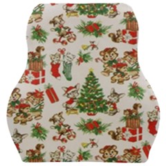 Christmas Texture, Pattern, Red, Tree, Craciun, Green, Christmas Car Seat Velour Cushion 