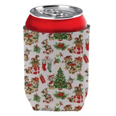 Christmas Texture, Pattern, Red, Tree, Craciun, Green, Christmas Can Holder