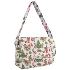 Christmas Texture, Pattern, Red, Tree, Craciun, Green, Christmas Courier Bag