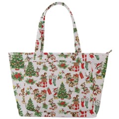 Christmas Texture, Pattern, Red, Tree, Craciun, Green, Christmas Back Pocket Shoulder Bag 