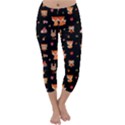 Cool Woodland Animal, Koteto, Scandinavian, Acorn Capri Winter Leggings  View1